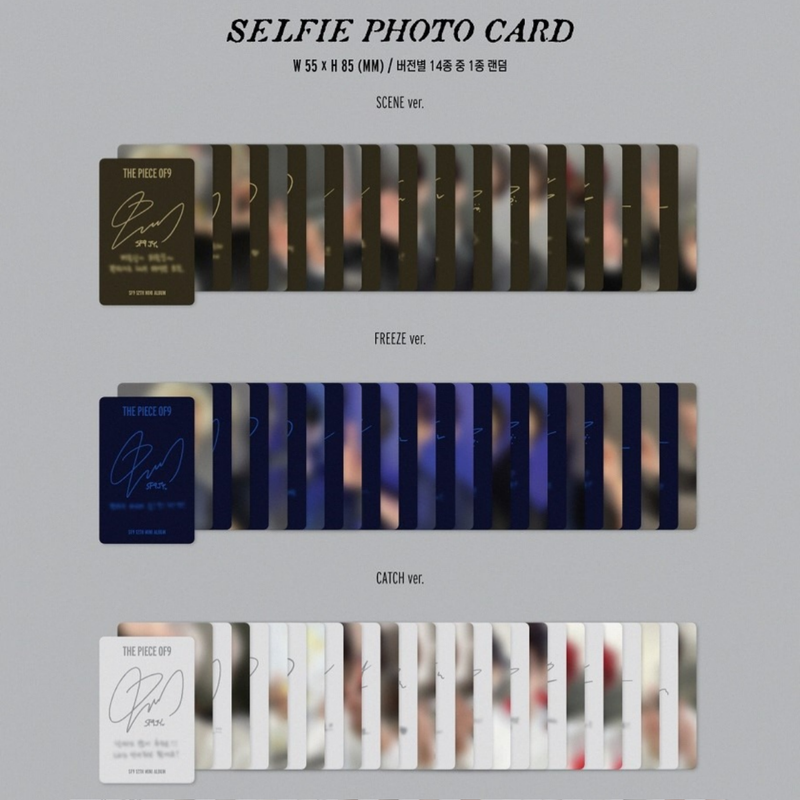 SF9 - THE PIECE OF9 (FREEZE Ver / SCENE Ver. / CATCH Ver.)