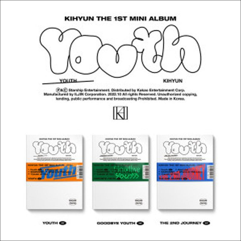 MONSTA X KIHYUN - YOUTH 1st Mini Album