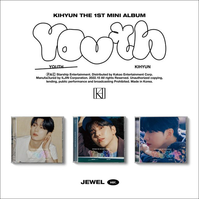 MONSTA X KIHYUN - YOUTH Jewel Ver. 1st Mini Album