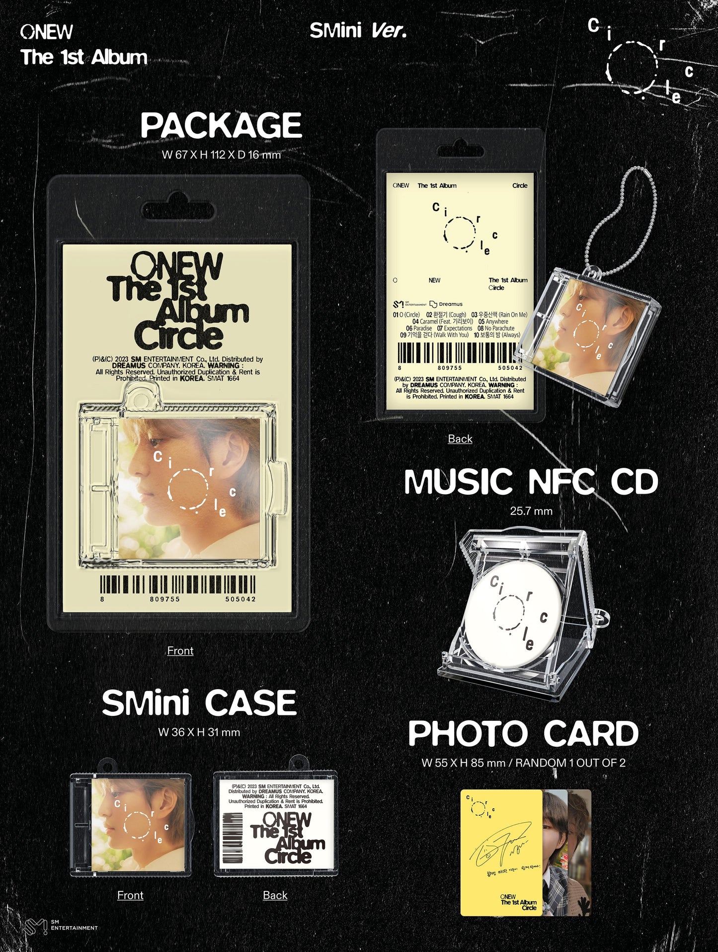 ONEW (SHINee) Circle SMini Ver. Album