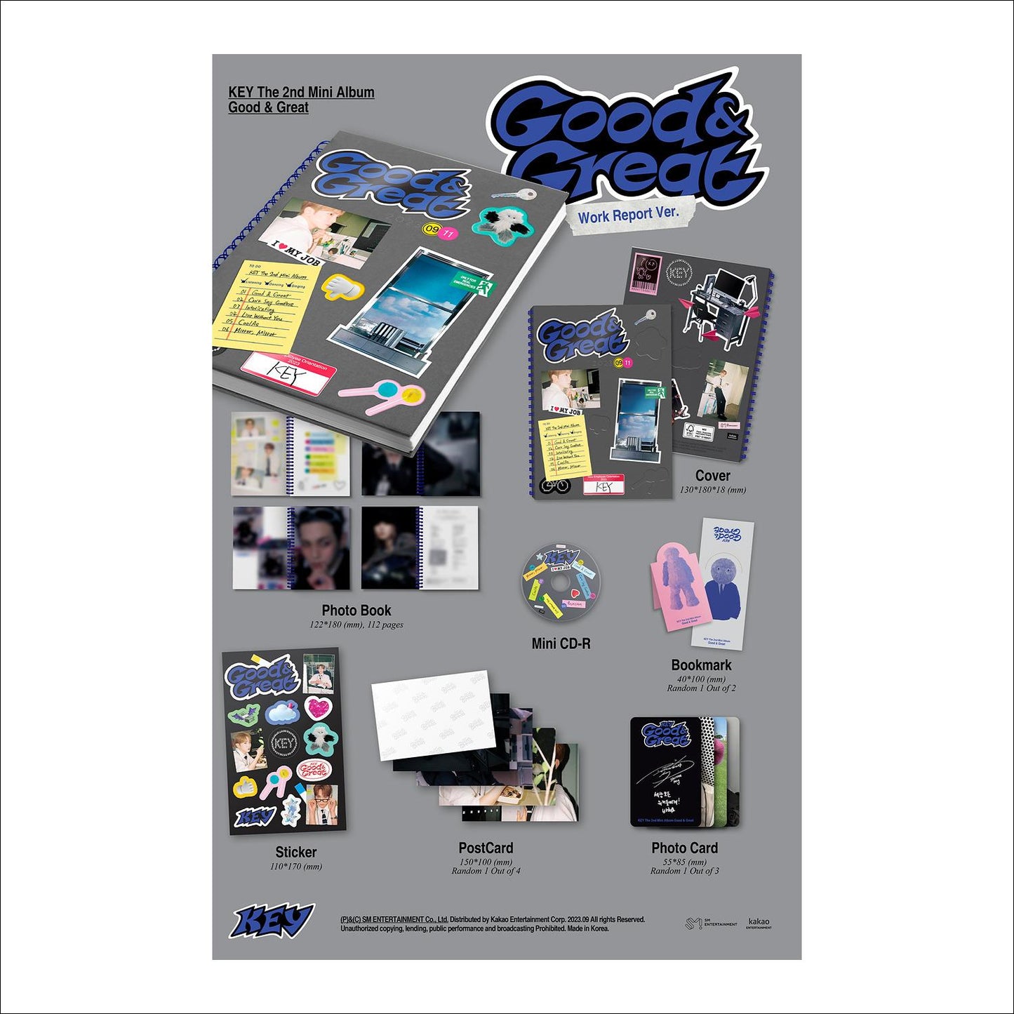 KEY(SHINEE) Good & Great Work Report (Photobook) Ver.