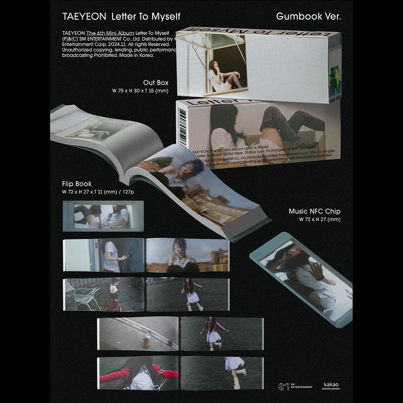 Taeyeon - Letter To Myself Gumbook Ver. 6th Mini Album