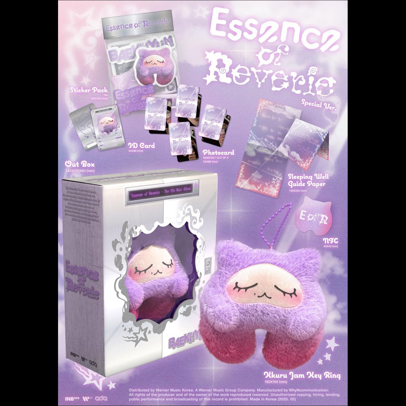 BAEKHYUN - Essence of Reverie 5th Mini Album Special Edition Ver. (Kkuru Jam)