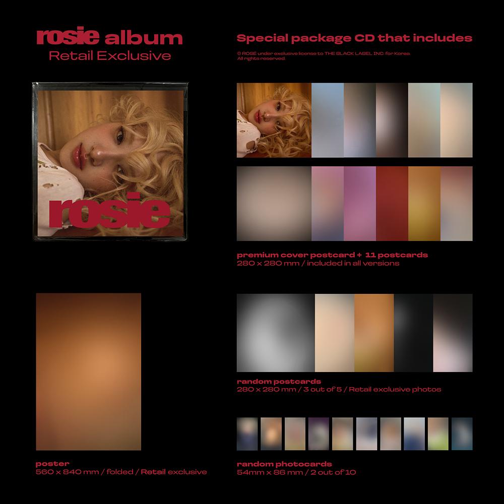 ROSÉ first studio album ‘rosie’ (Retail Exclusive)
