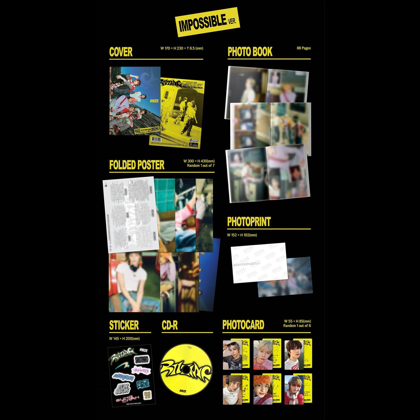 RIIZE - RIIZING Photo Book Ver. / 1st Mini Album