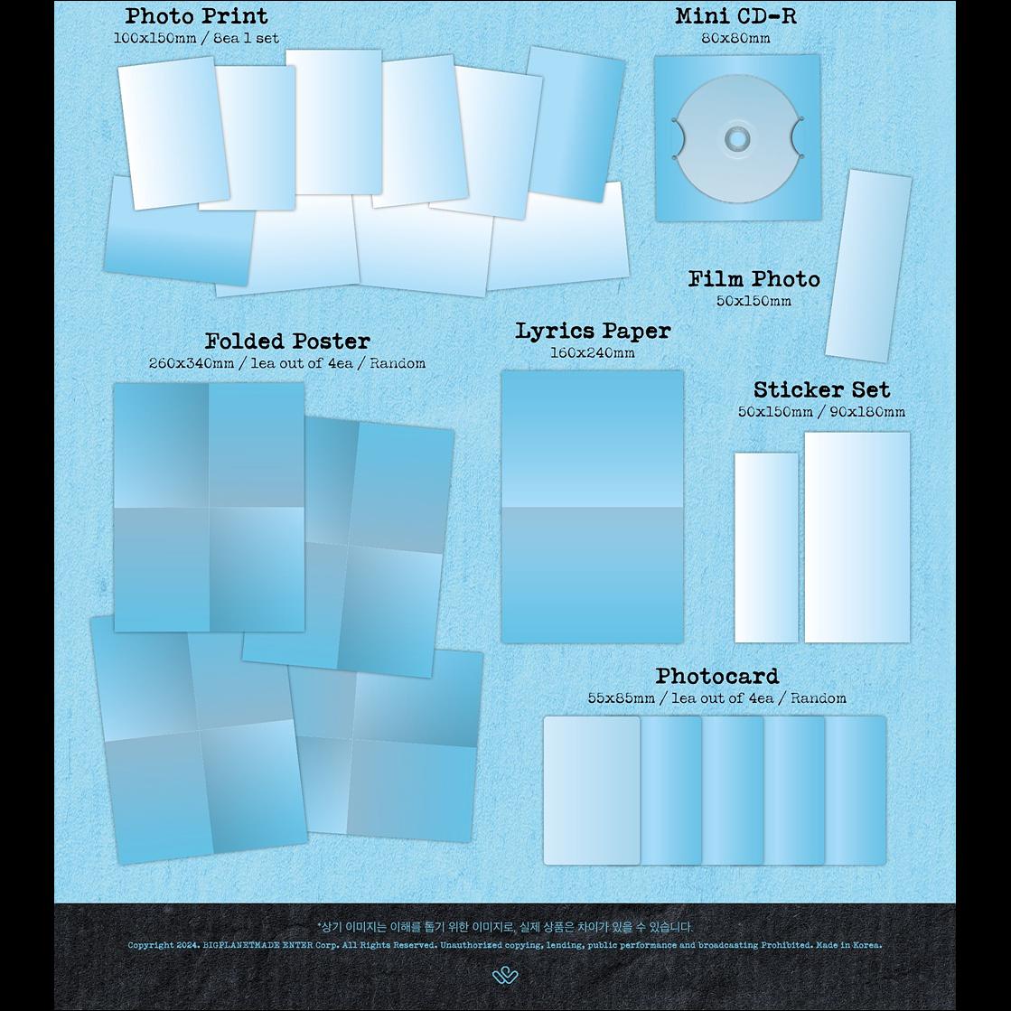 HA SUNG WOON - Blessed Film Pack ver. Album (Mini CD-R)