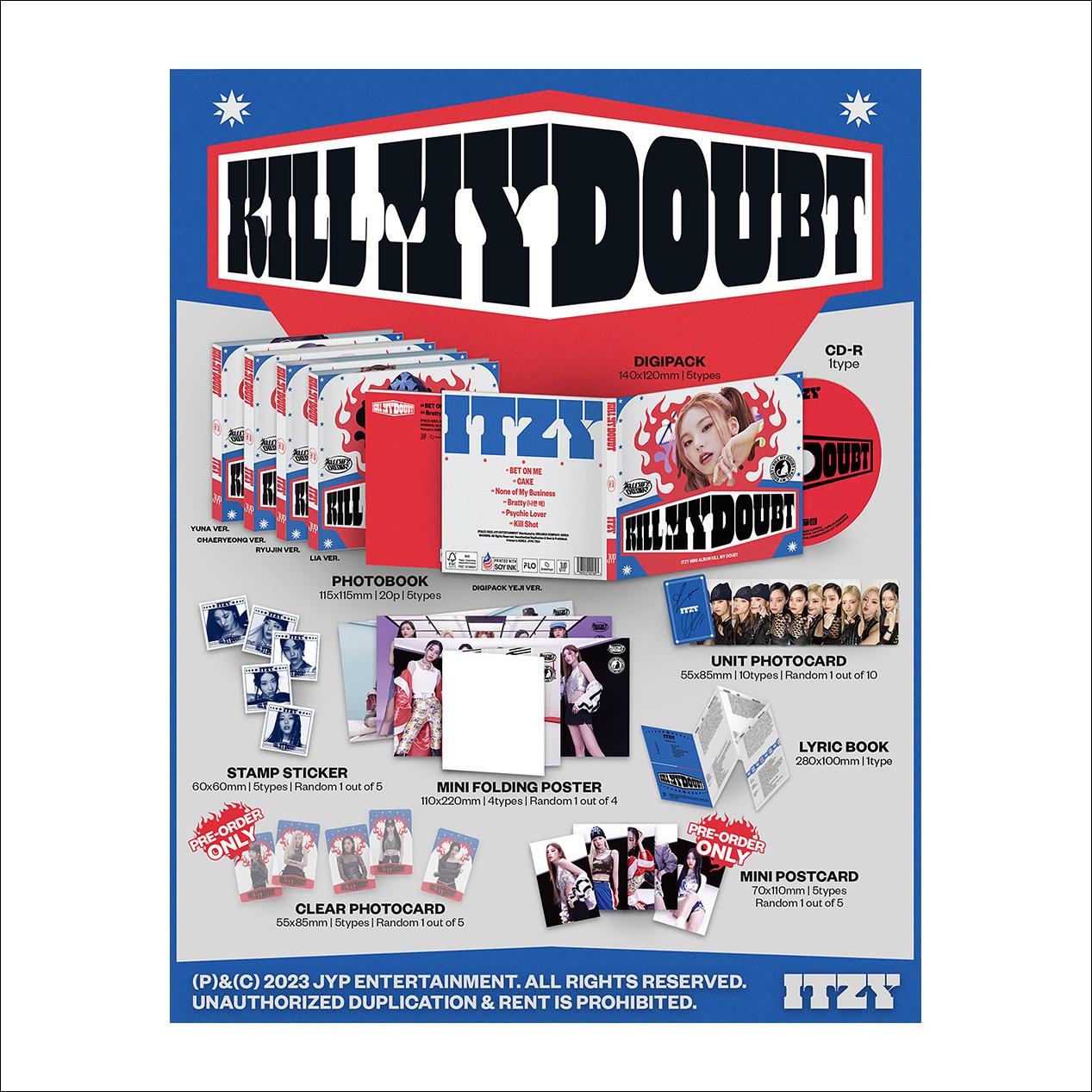 ITZY - KILL MY DOUBT Digipack Ver.