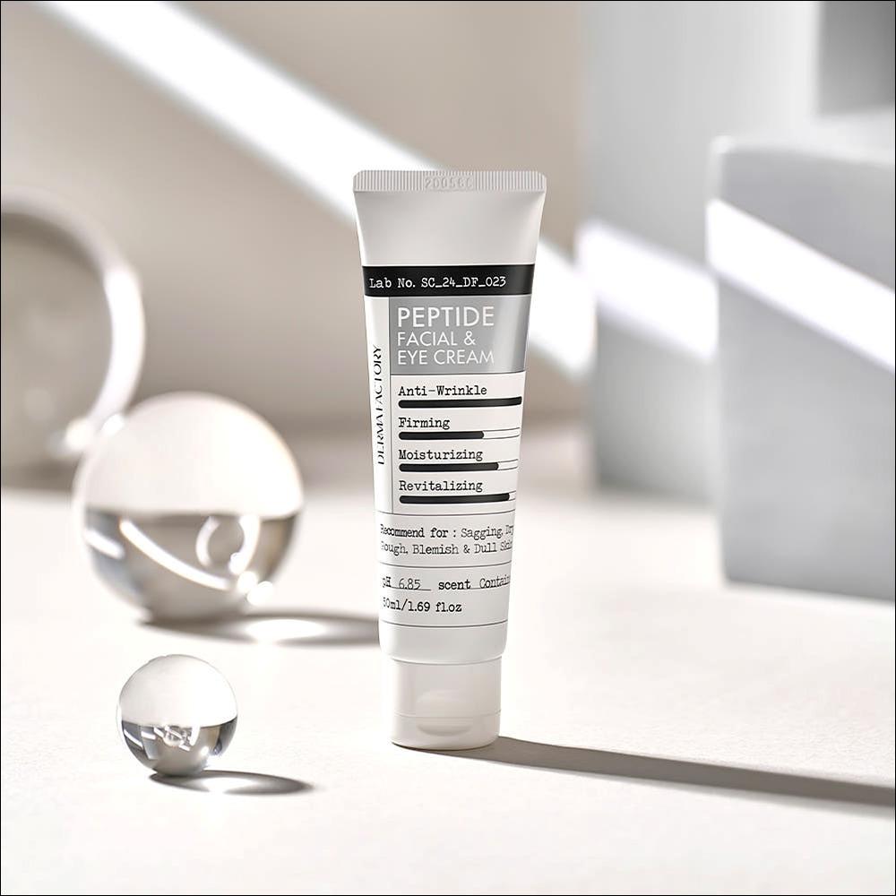 DERMA FACTORY PEPTIDE Facial & Eye Cream, 50ml