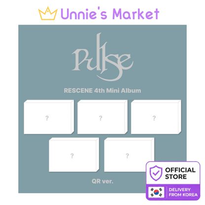 [Pre-order] RESCENE 4th Mini Album PULSE QR Version Official Sealed K-pop Album + Free Gift