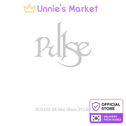 [Pre-order] [SITE POB] RESCENE 4th Mini Album PULSE Standard Version Official Sealed Photocard Included + Free Gift