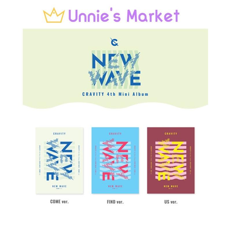 CRAVITY Album [NEW WAVE] (COME ver. / Find ver. / Us ver.)