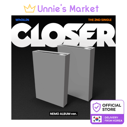 [Pre-order] WhOLLiN 2nd Single Album Stand Closer NEMO Version Official Sealed Album + Free Gift