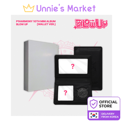 [Pre-order] P1Harmony 10th Mini Album BLOW UP Wallet Version Official Sealed Album + Free Gift