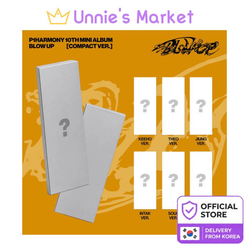 [SET/Pre-order] P1Harmony 10th Mini Album BLOW UP Compact Version Official Sealed Album + Free Gift