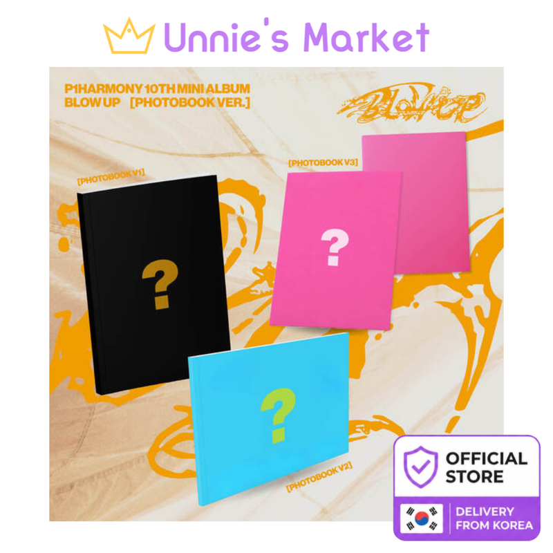 [SET/Pre-order] P1Harmony 10th Mini Album BLOW UP Photobook Version Official Sealed Album + Free Gift