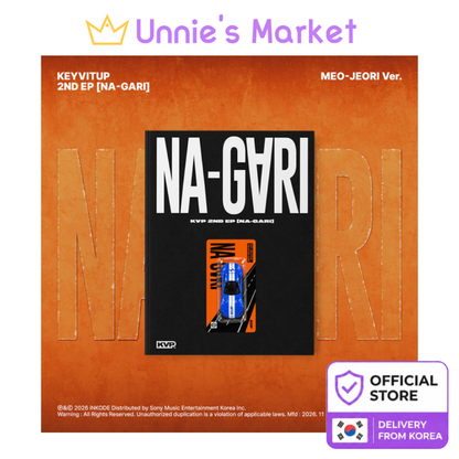 [Pre-order] KEYVITUP [NA-GARI] 2ND EP MEO-JEORI Version Official Sealed Album + Free Gift