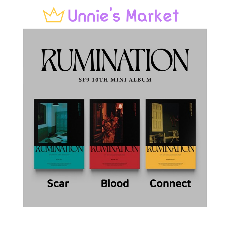 SF9 - RUMINATION(Scar Ver. / Blood Ver. / Connect Ver.)