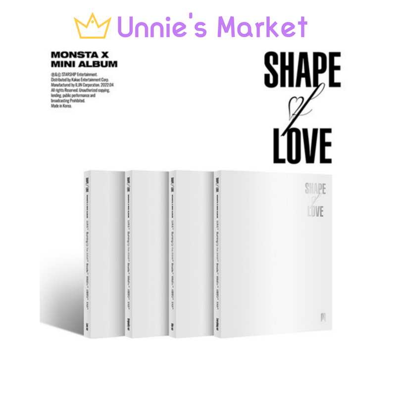 MONSTA X - SHAPE OF LOVE (Random) / 11th Mini Album