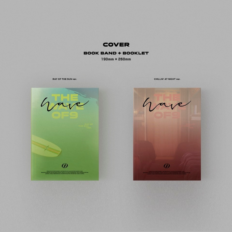 SF9 [ THE WAVE OF9 ] ( RAY OF THE SUN ver. / CHILLIN AT NIGHT ver. ) 11th Mini Album