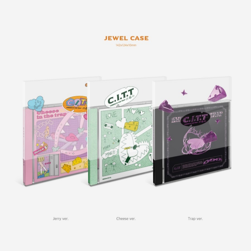 MOON BYUL(MAMAMOO) C.I.T.T(Cheese in the Trap) Single Album