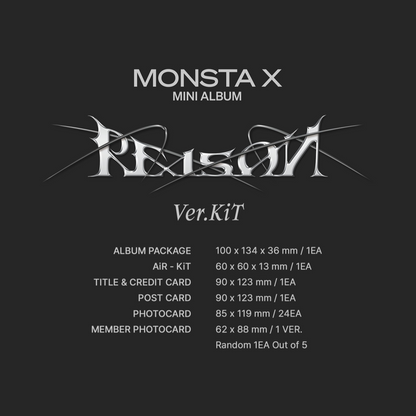 MONSTA X - REASON KiT Ver. Album