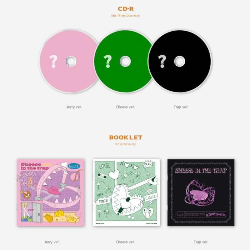 MOON BYUL(MAMAMOO) C.I.T.T(Cheese in the Trap) Single Album