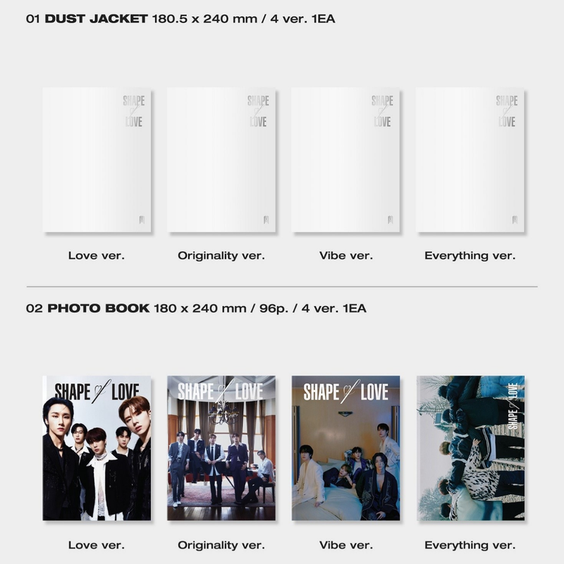 MONSTA X - SHAPE OF LOVE (Random) / 11th Mini Album
