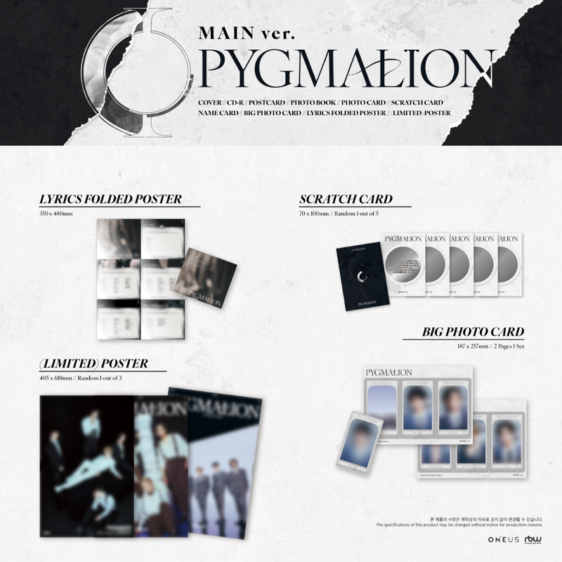 [Main Ver.] ONEUS PYGMALION 9th Mini Album