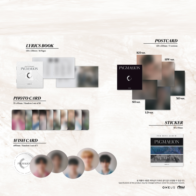 [Jewel Ver.] ONEUS PYGMALION 9th Mini Album