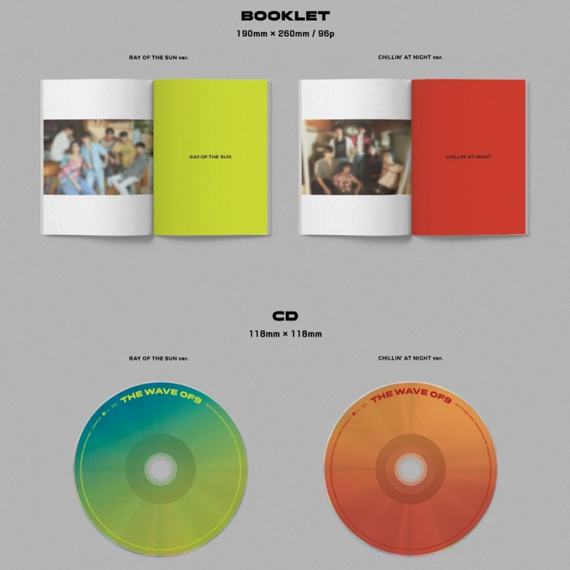 SF9 [ THE WAVE OF9 ] ( RAY OF THE SUN ver. / CHILLIN AT NIGHT ver. ) 11th Mini Album
