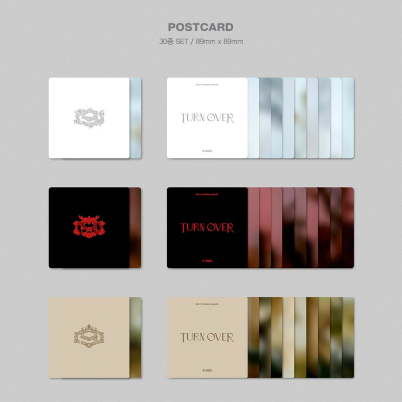 SF9 - TURN OVER Kit Ver. Album