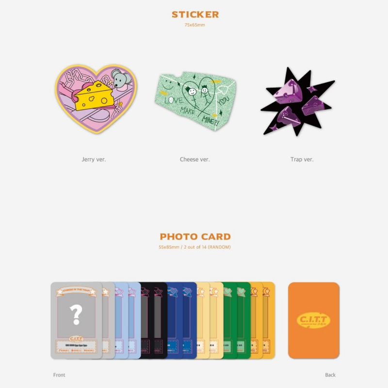 MOON BYUL (MAMAMOO) C.I.T.T (Cheese in the Trap) Single Album