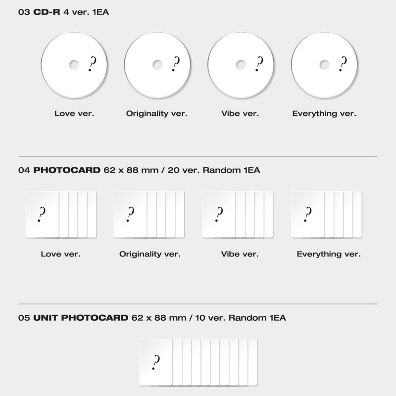 MONSTA X - SHAPE OF LOVE (Random) / 11th Mini Album