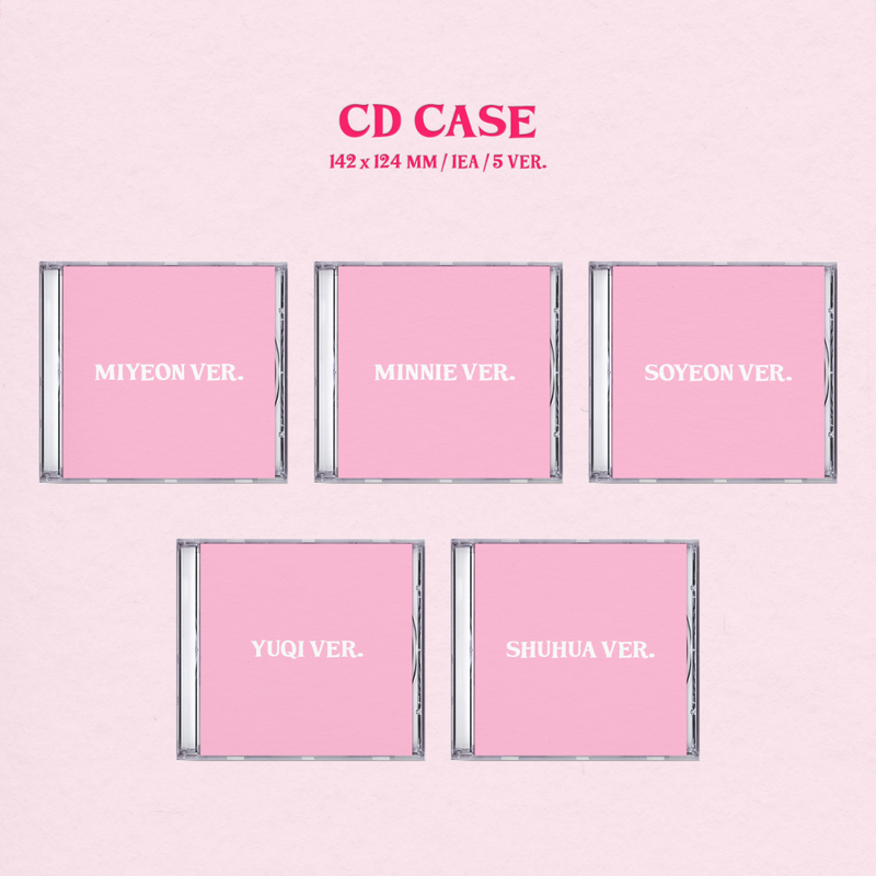 (G)I-DLE I FEEL Jewel Ver. 6th Mini Album