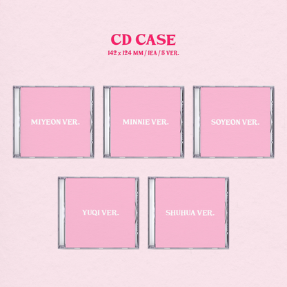 (G)I-DLE I FEEL Jewel Ver. 6th Mini Album