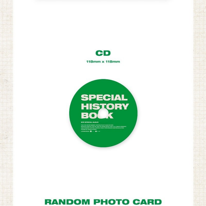 SF9 Special Album [SPECIAL HISTORY BOOK]