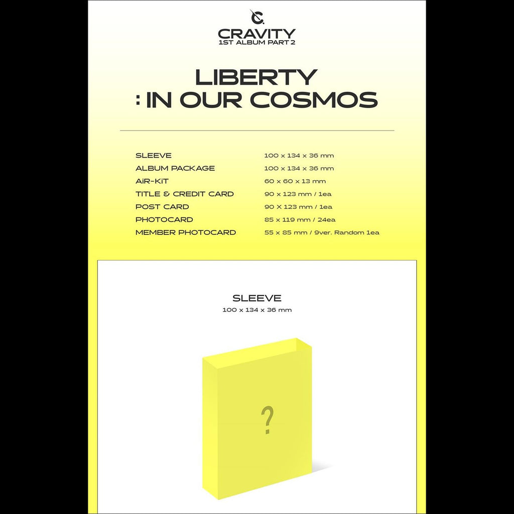 CRAVITY [LIBERTY : IN OUR COSMOS] Kit Album