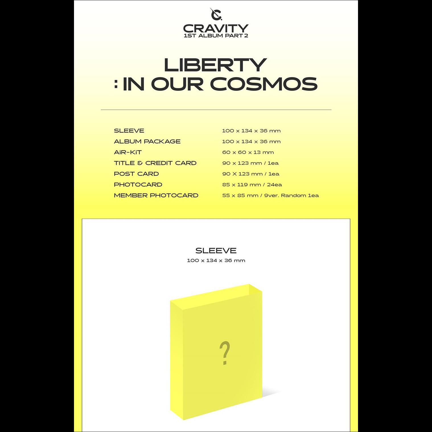 CRAVITY [LIBERTY : IN OUR COSMOS] Kit Album
