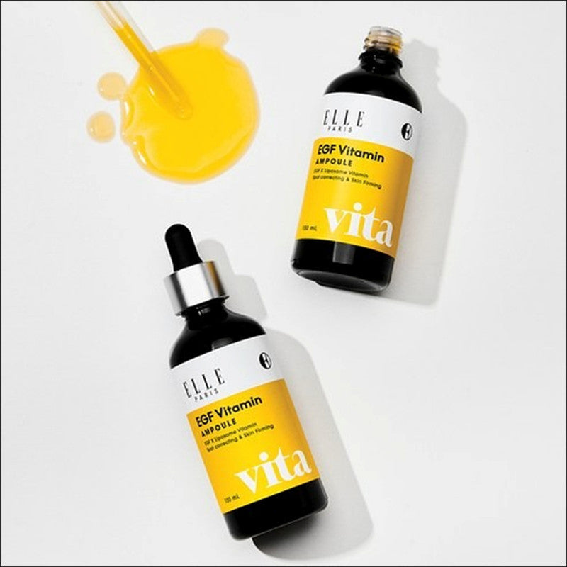 ELLE PARIS EGF Vitamin Freckle Elasticity Concentrated Ampoule, 1ea, 100ml
