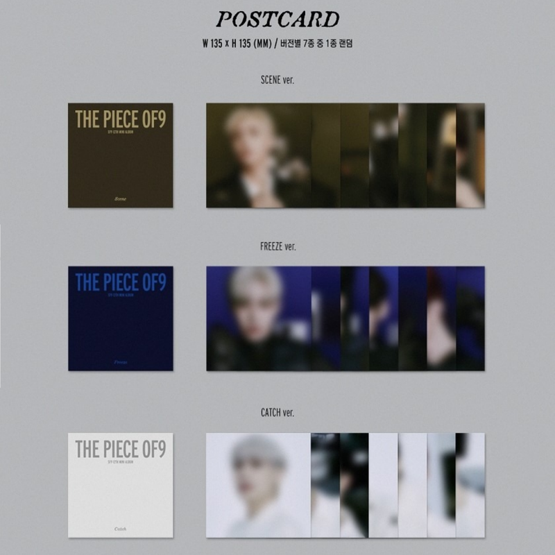 SF9 - THE PIECE OF9 (FREEZE Ver / SCENE Ver. / CATCH Ver.)