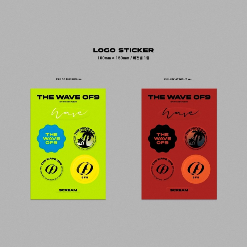 SF9 [ THE WAVE OF9 ] ( RAY OF THE SUN ver. / CHILLIN AT NIGHT ver. ) 11th Mini Album