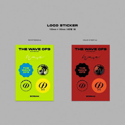 SF9 [ THE WAVE OF9 ] ( RAY OF THE SUN ver. / CHILLIN AT NIGHT ver. ) 11th Mini Album