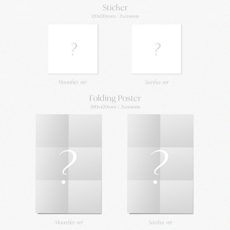 MOONBIN & SANHA(ASTRO) INCENSE(Moonbin ver. / Sanha ver.)