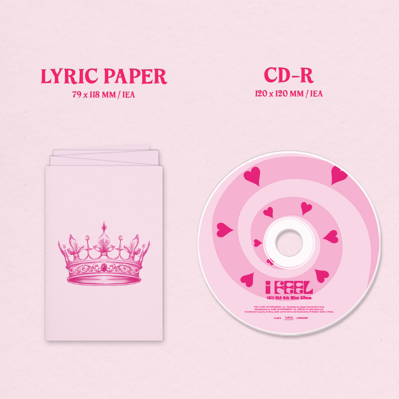(G)I-DLE I FEEL Jewel Ver. 6th Mini Album