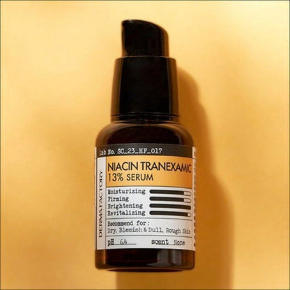 DERMA FACTORY Niacin Tranexamic Acid 13% Serum, 30ml