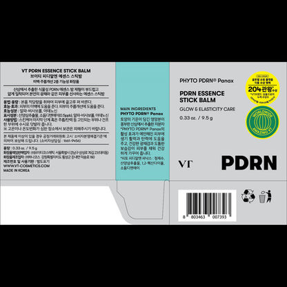 VT Cosmetics PDRN Essence Stick Balm, 9.5g, 1 pc