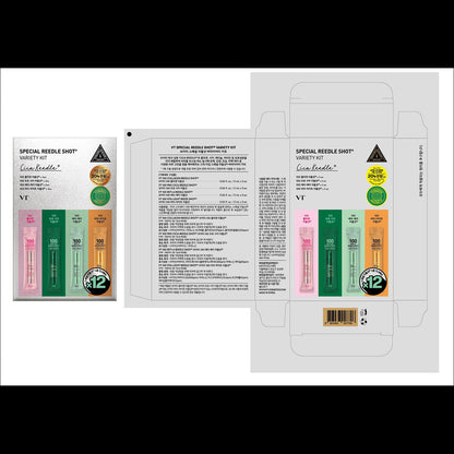 VT Cosmetics Riddle Shot 100 50ml + Special Riddle Shot Variety Kit 4 types x 3p Set, 1 set