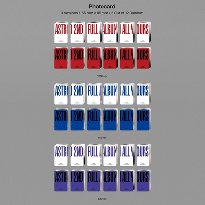 ASTRO - All Yours / 2nd Album (ME Ver. / YOU Ver. / US Ver.)