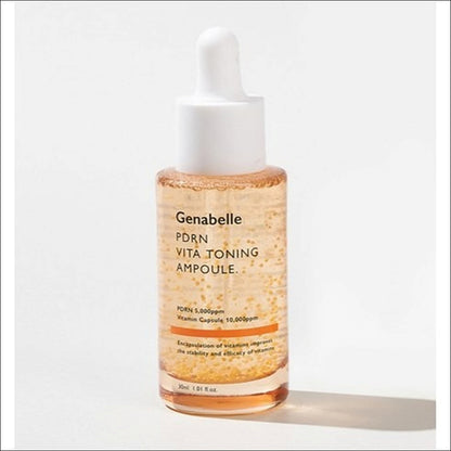 Genabelle Large Capacity PDRN Glowing Elasticity Vitamin Capsule Toning Salmon Ampoule, 70ml, 1ea