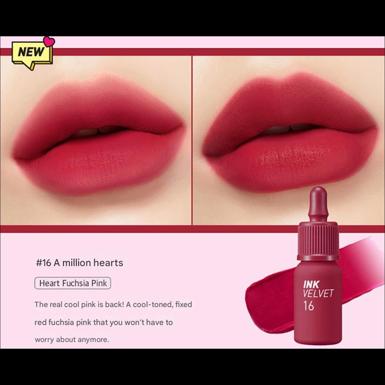 Peripera Ink The Velvet Lip Tint 4g – AD016 Heart A Million